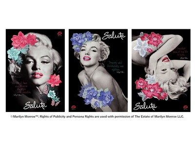 世界で愛された唯一無二の女優“マリリン・モンロー”をランジェリーブランド「Salute（サルート）」40周年のイメージキャラクターとして起用