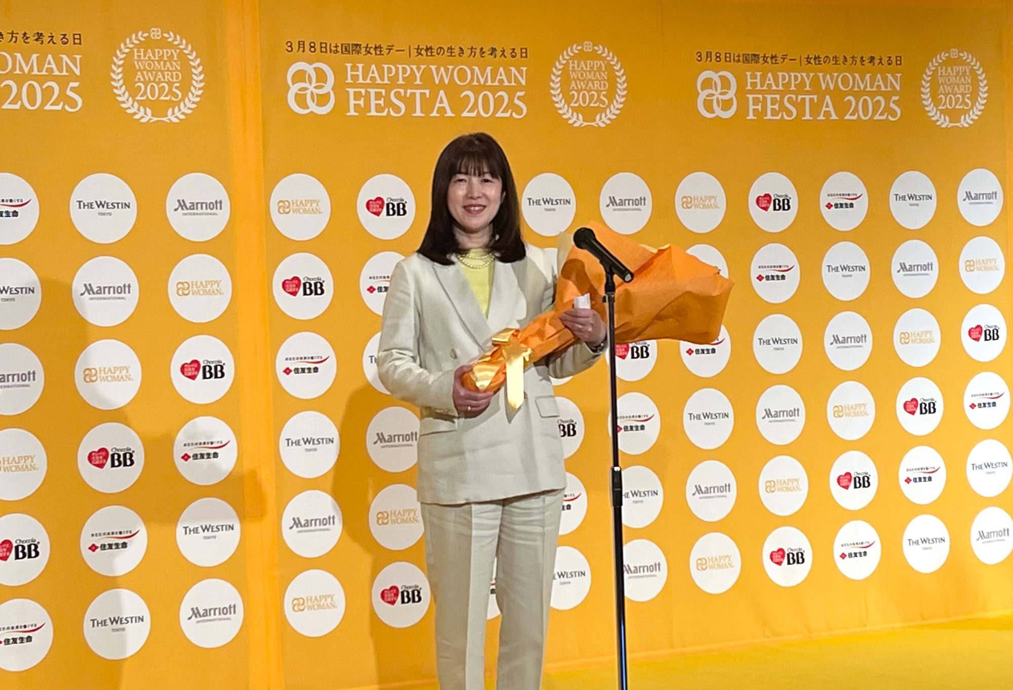 国際女性デー「HAPPY WOMAN AWARD 2025」にてフェムケアブランド「YOJOY」が女性応援ブランド賞を受賞
