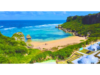 沖縄うるま市に位置する天然のビーチ、アクナ浜が新たな聖地に！【glampark resort アクナ浜 】
