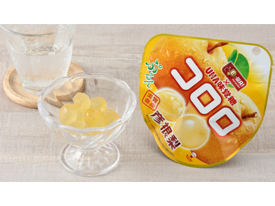 【平和堂】平和堂こだわりブランドE-WA! 新商品 彦根梨果汁を使った「E-WA! UHA味覚糖コロロ彦...