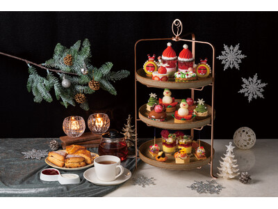 サンタ帽や雪だるまなど、心ときめくスイーツたちで溢れる「クリスマスアフタヌーンティー」開催