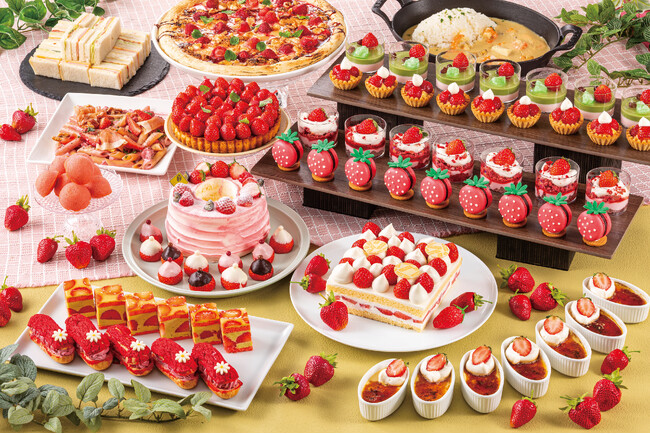 旬の苺を使ったスイーツをご堪能あれ ローズホテル横浜「苺フェア」開催
