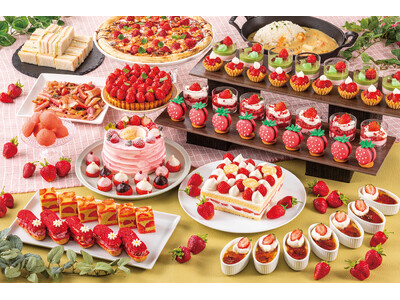旬の苺を使ったスイーツをご堪能あれ ローズホテル横浜「苺フェア」開催