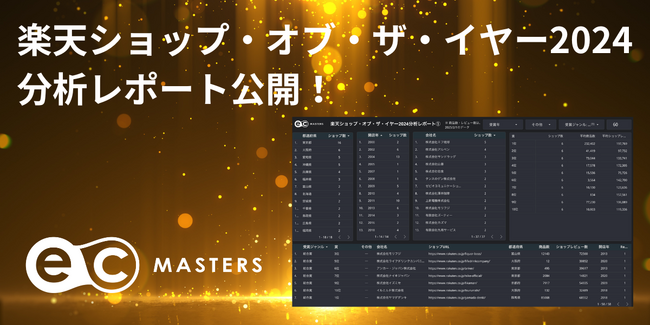 日本ECサービス株式会社「楽天ショップ・オブ・ザ・イヤー2024分析レポート」を公開