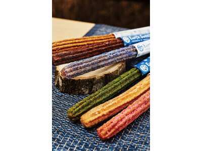 「ブラックモンブラン」の竹下製菓が手がける「EARTH SWEETS」で、酒米の糠を使った米粉チュロスが...