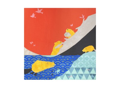 日本画家・中條亜耶さんによる「ネイチャーポジティブ」をアートで表現したchart project(R)の新たな作品を公開