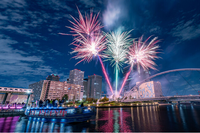 約8,000発の花火を目の前で！品川区ふるさと納税返礼品に宿場JAPAN「しながわ秋の花火運河まつり花火観覧チケット」が登場！