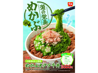 【すき家】“ねばっ” “とろっ”な食感がたまらない！さっぱりとした味わいが初夏にぴったりな「めかぶオクラ...