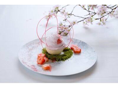【株式会社ひらまつ】苺と桜のマリアージュ！春爛漫のデザートが期間限定で登場～福岡・中洲川端「レストランひ...