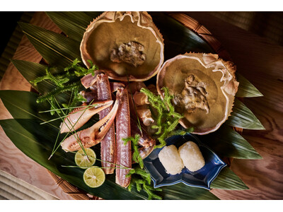 京都の紅葉シーズン到来。「蟹」を贅沢に使った、秋を彩る期間限定コースが登場