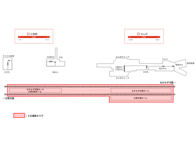 Osaka Metro御堂筋線心斎橋駅-なんば駅間で基地局シェアリングによる5Gサービスを開始します