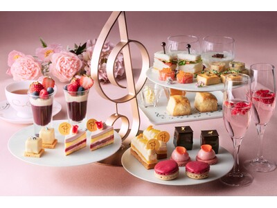 「ピエール・エルメ・パリ」コラボレーション アフタヌーンティー開催―“イスパハン”が彩る、花の香りに包ま...