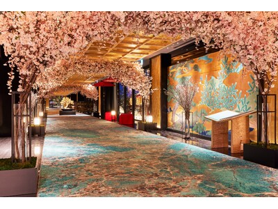 【エスパシオ ナゴヤキャッスル】「桜のトンネル」登場　『Celebration with cherry blossoms』4月12日まで開催中