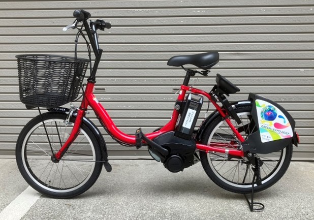 GREEN×EXPO 2027特別仕様デザインの自転車が登場！機運醸成プロジェクト協賛×シェアサイクル