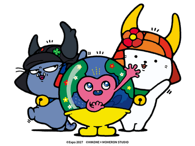 GREEN×EXPO 2027 公式ライセンス商品　大人気キャラクターとのコラボレーションが決定　「ひこにゃん」と「トゥンクトゥンク」のコラボ商品販売のお知らせ