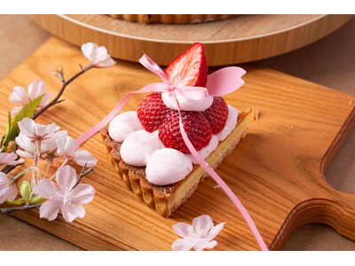 【春を彩る苺と桜をテーマにした新作スイーツを販売】福岡県産あまおう苺×桜スイーツや和×洋をテーマにした抹茶パフェが登場