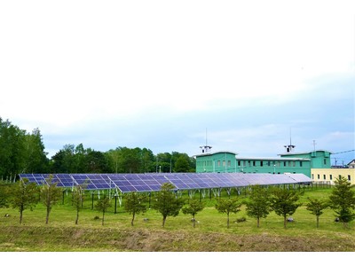 富良野水処理センター太陽光発電所　7月14日（木）稼働開始
