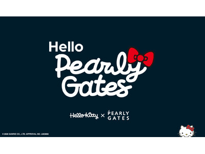 パーリーゲイツが“ハローキティ”と初となるコラボレーション【Hello PEARLY GATES】3月13日(金)より発売