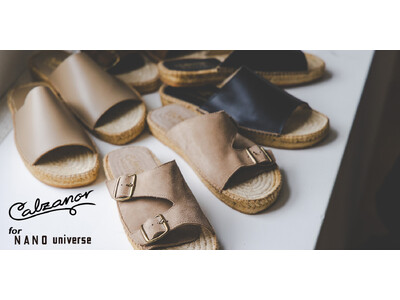 ナノ・ユニバースより、calzanor別注サンダル2型を4月17日発売 - スエード＆レザーで展開