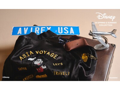 「AVIREX」と「DISNEY」コラボレーションアイテム発売！