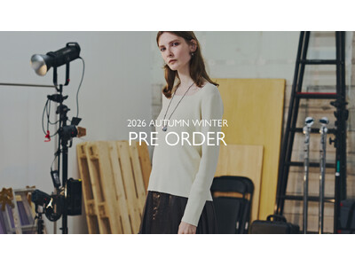 ナノ・ユニバースより、「2026 AUTUMN WINTER PRE ORDER」が公開。秋冬の新作コレクションが先行予約開始！