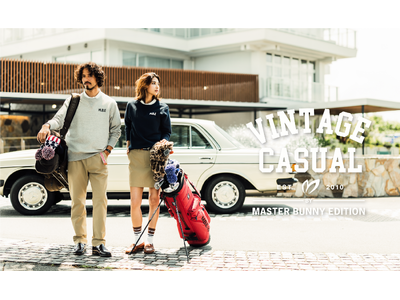 MASTER BUNNY EDITIONが大人のゴルフライフを彩る「VINTAGE CASUAL」コレクションを発売