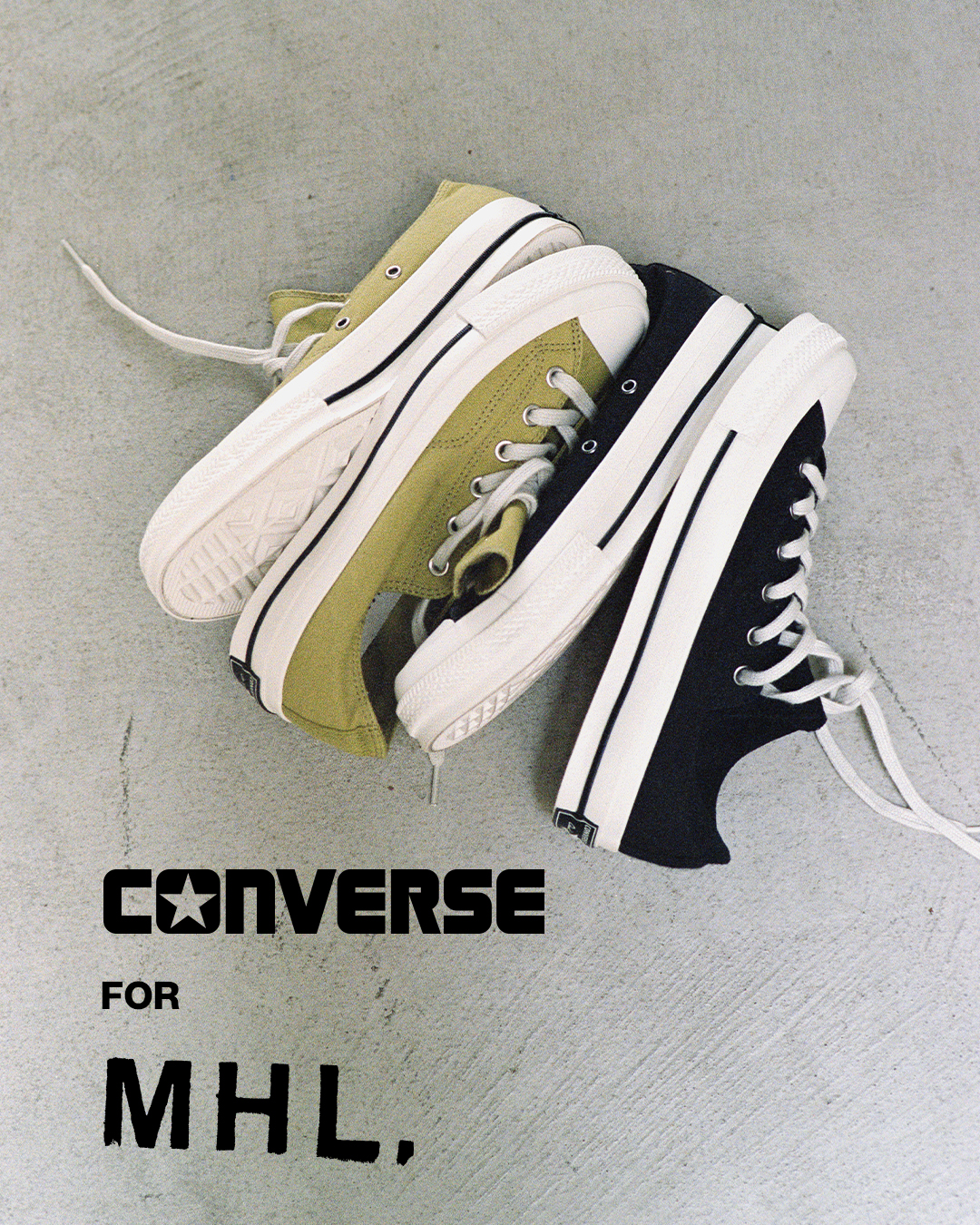 【MHL.】CONVERSEとのコラボレーション15周年、新作が登場。