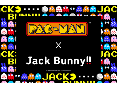 ゴルフアパレル「Jack Bunny!!」は大人気レトロゲーム「PAC-MAN（パックマン）」とのコラボレーションアイテムを新発売！