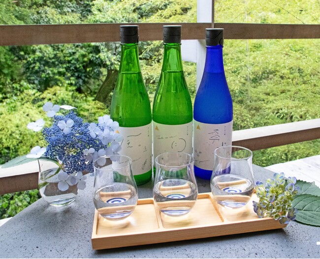 紫陽花が名所の箱根で「あじさい花酵母」の日本酒飲み比べセットを6月1日（土）から提供@箱根の旅館グループ