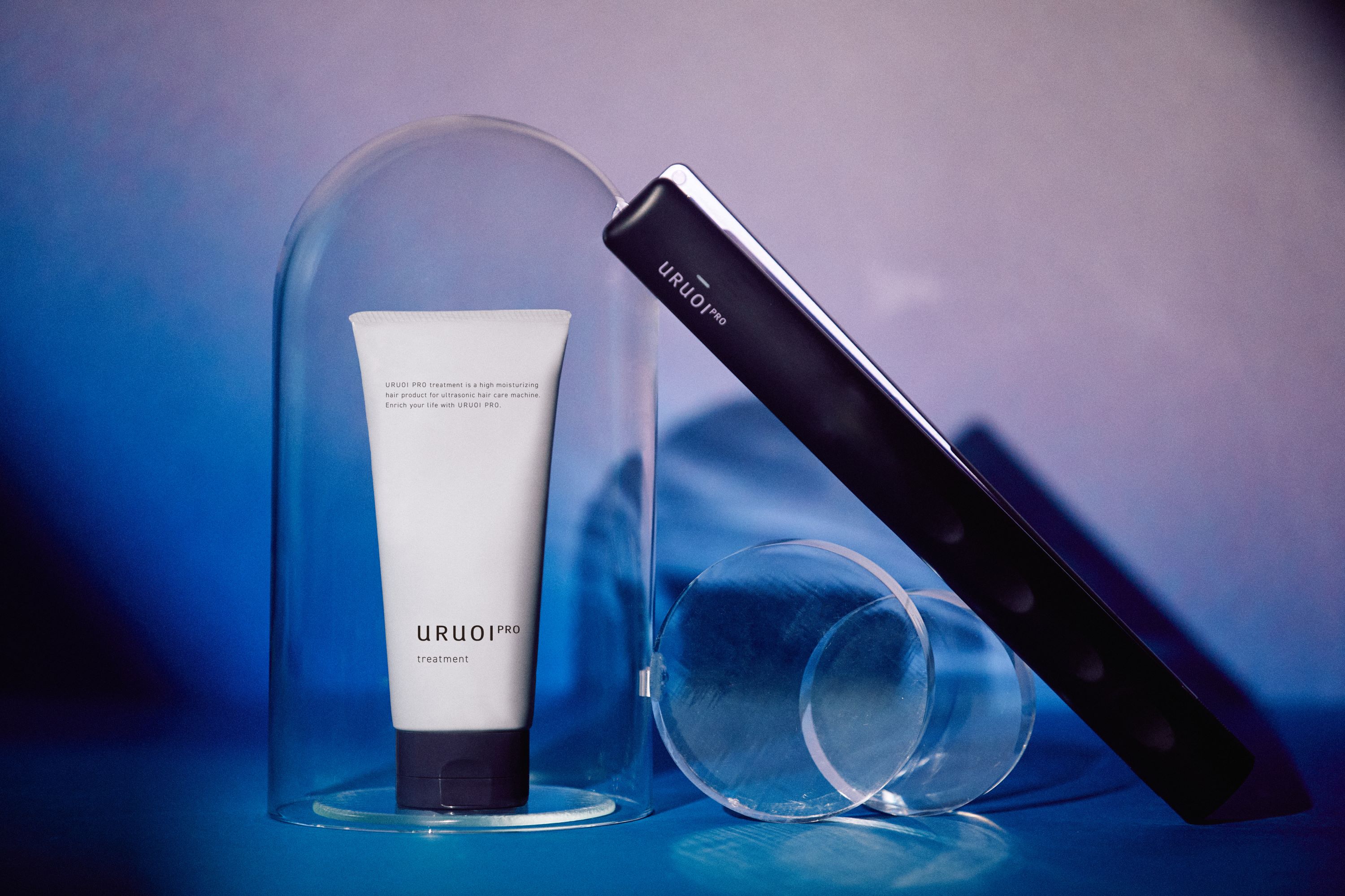 超音波の力で美髪を目指す、家庭用トリートメント浸透促進器「URUOI PRO」専用疎水化トリートメント展開開始！