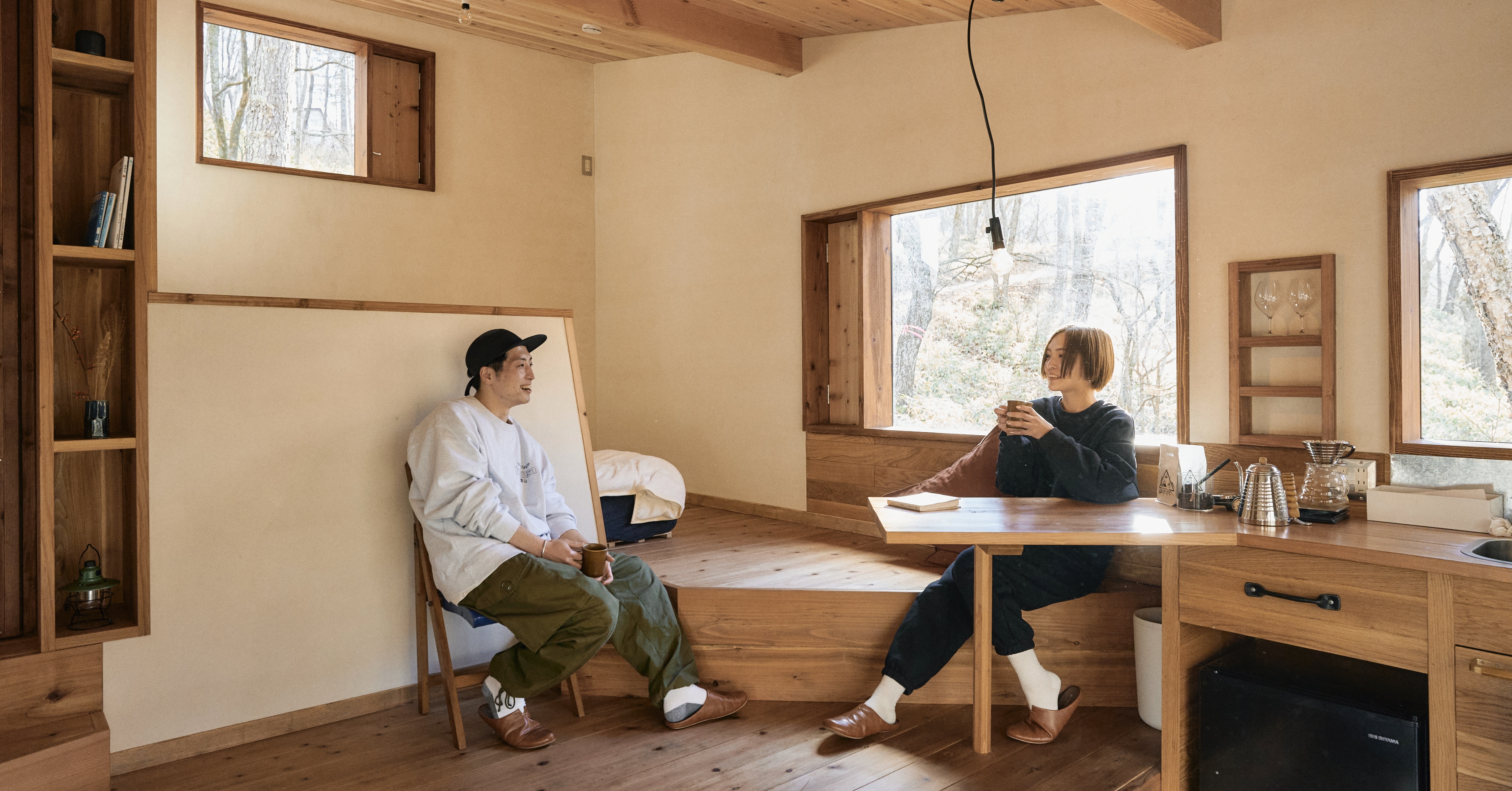 長野・八ヶ岳エリアのキャンプフィールド「ist」が、自然と暮らす小さな家「Hut」の宿泊予約を開始