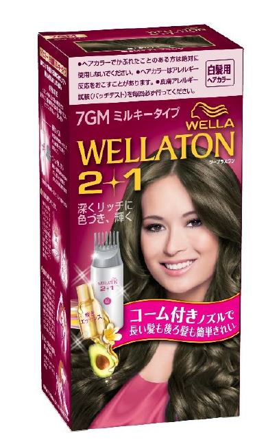 コーム付きノズルで簡単 きれいに染められるミルキーシリーズから新色登場「ウエラトーン 2+1 ミルキー EX 」 に待望のマットブラウン系の7GM が登場