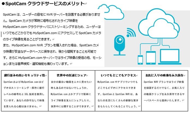 NEhplbg[NJ[J[SpotCamAWi-FiڑŊȒPݒ̊ĎJuSpotCam BCW1vuSpotCam TC1v
