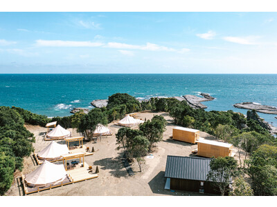 【開業1周年】関西初の国立公園内のグランピング施設「In the Outdoor白浜志原海岸」新棟オープン＆今秋フィンランドサウナも登場