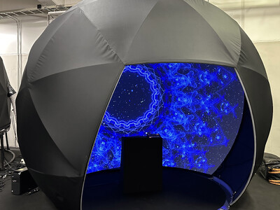 VR・360度映像向け垂直ドーム型ディスプレイシステム「Panosphere」の提供を開始