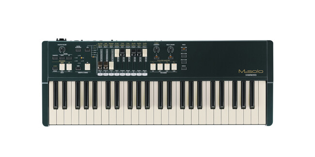 【ハモンド史上最小最軽量】超リアルタイム志向型49鍵盤ドローバーキーボード「M-solo」に限定カラー「British Racing Green」が登場！6月20日発売。