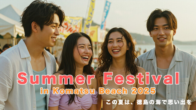 阿波踊りと縁日の夏祭りに協賛決定｜小松海岸で家族に笑顔を届ける一日