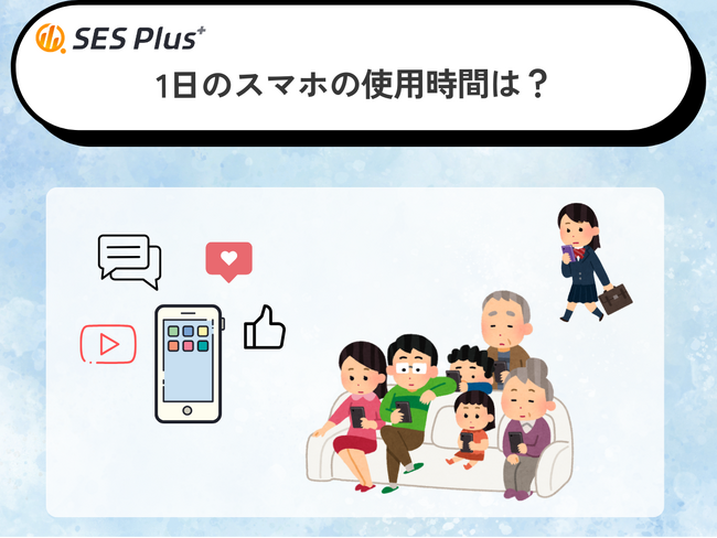 1日のスマホ使用時間ランキング2025を発表！ライフスタイル別のスマホ習慣が明らかに