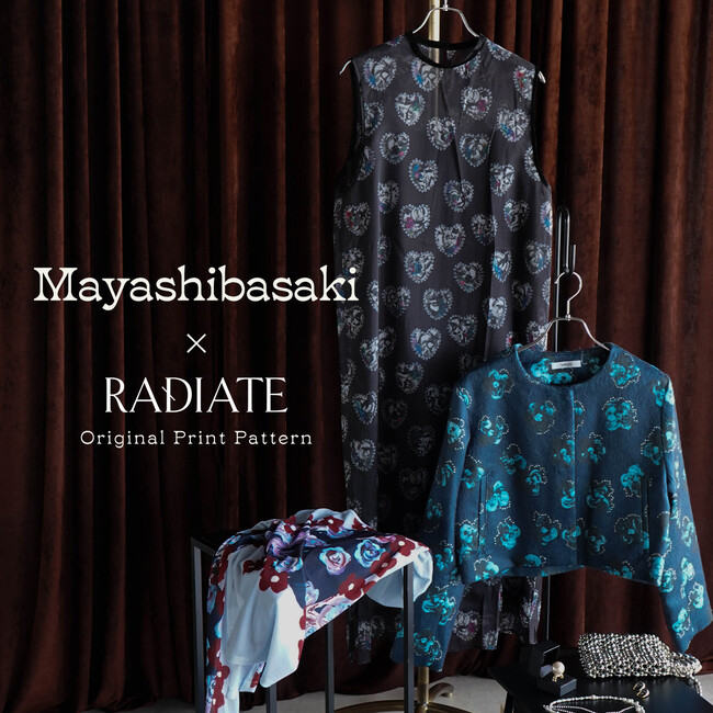 RADIATE × Mayashibasaki　描き下ろしアートを用いた限定コラボアイテムが登場