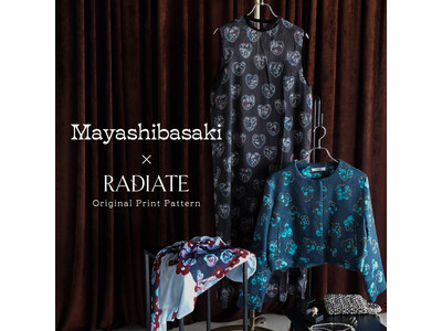RADIATE × Mayashibasaki　描き下ろしアートを用いた限定コラボアイテムが登場