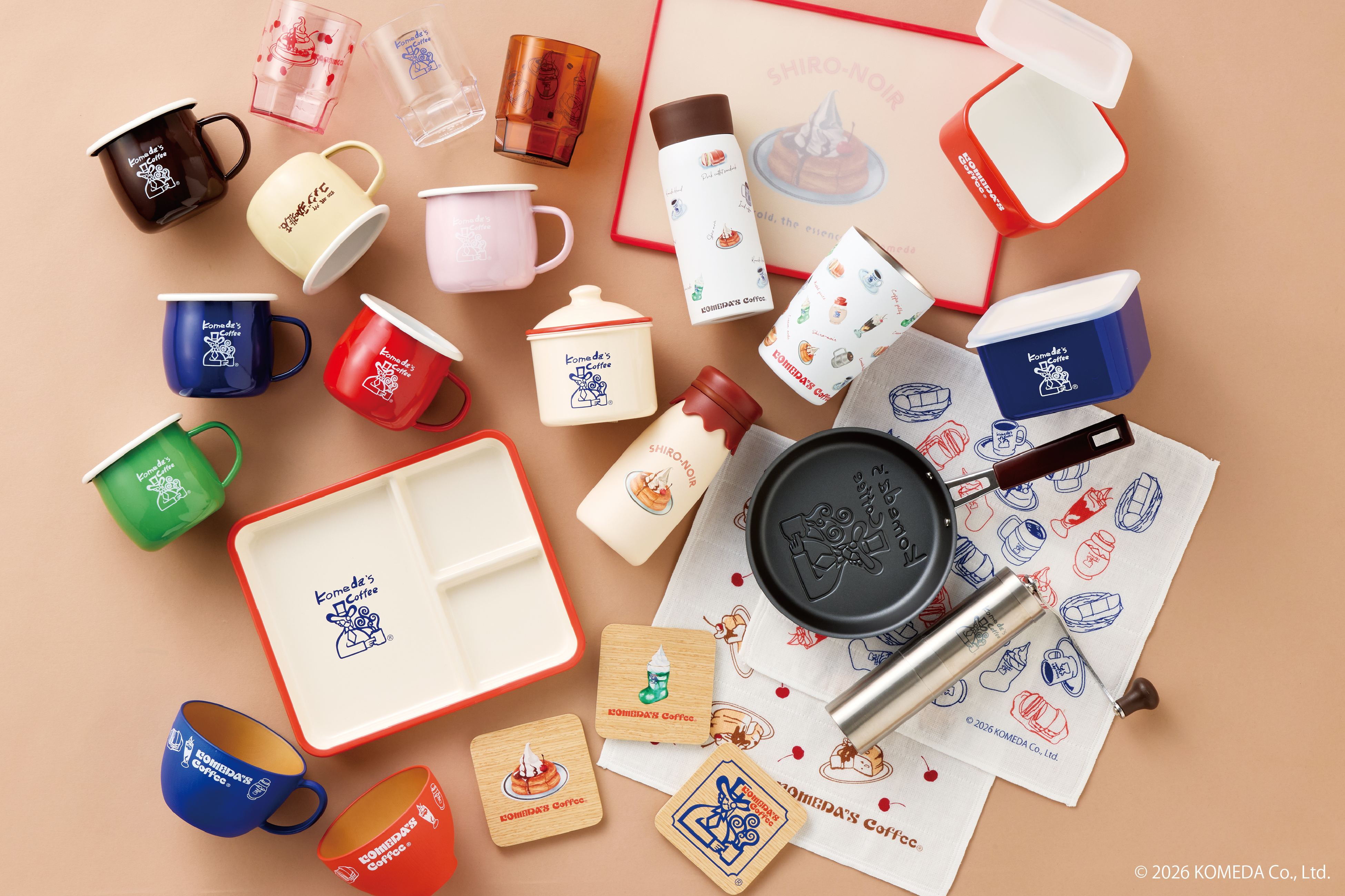 『コメダ珈琲店』のコーヒー&キッチングッズ第２弾！2026年9月14日（月）より発売開始。