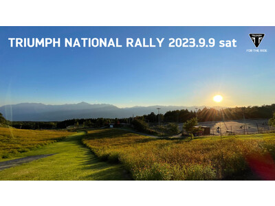 SBI 日本少短、トライアンフ主催イベント「TRIUMPH NATIONAL RALLY 2023」に参加