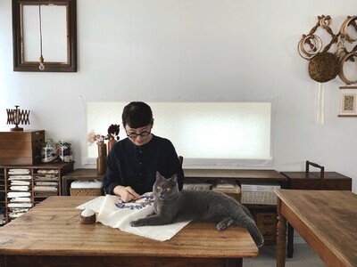 【広島 蔦屋書店】中国地方初となる刺繍作家・樋口愉美子さんの作品展を開催