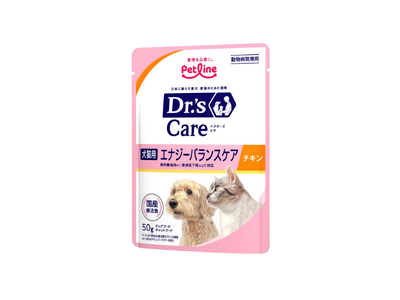 国産療法食「ドクターズケア」ウェットタイプに「犬猫用 エナジーバランスケア チキン」が新登場！ペットの看護・介護を行う方の利便性まで追求した商品設計