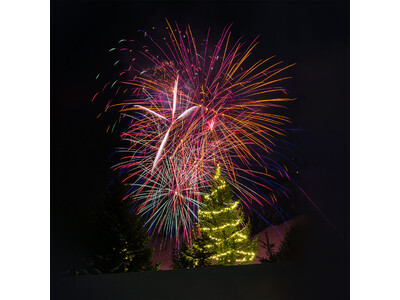 ニセコHANAZONOリゾートに12mのクリスマスツリー登場！