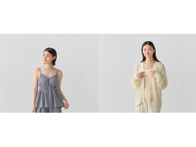 無印良品　「コットンドビー織りチェック」「コットン透かし編みニット」新発売