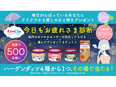 【宅配水のクリクラ】梅雨＆祝日ゼロの6月は”がんばりすぎ注意報” 今日の“お疲れ気分”に寄り添う 診断型...