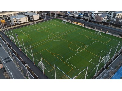 足立区初！全面人工芝の多目的広場を備えたスポーツ施設―「高野（こうや）スポーツパーク」が4月26日（日）オープン