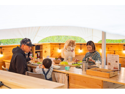 THE FIVE RIVERS FINE GLAMPING 群馬 白沢　2026年秋限定ディナー＆愛犬ディナー秋ver.を提供開始　かぼちゃ・きのこ・鮭など秋の味覚を愛犬と共に楽しむスペシャルディナー