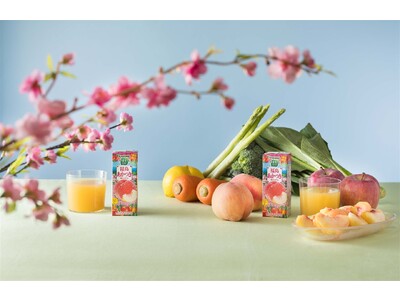 福島県の果実のおいしさを全国にお届け！ 季節限定「野菜生活100 福島あかつき桃ミックス」新発売